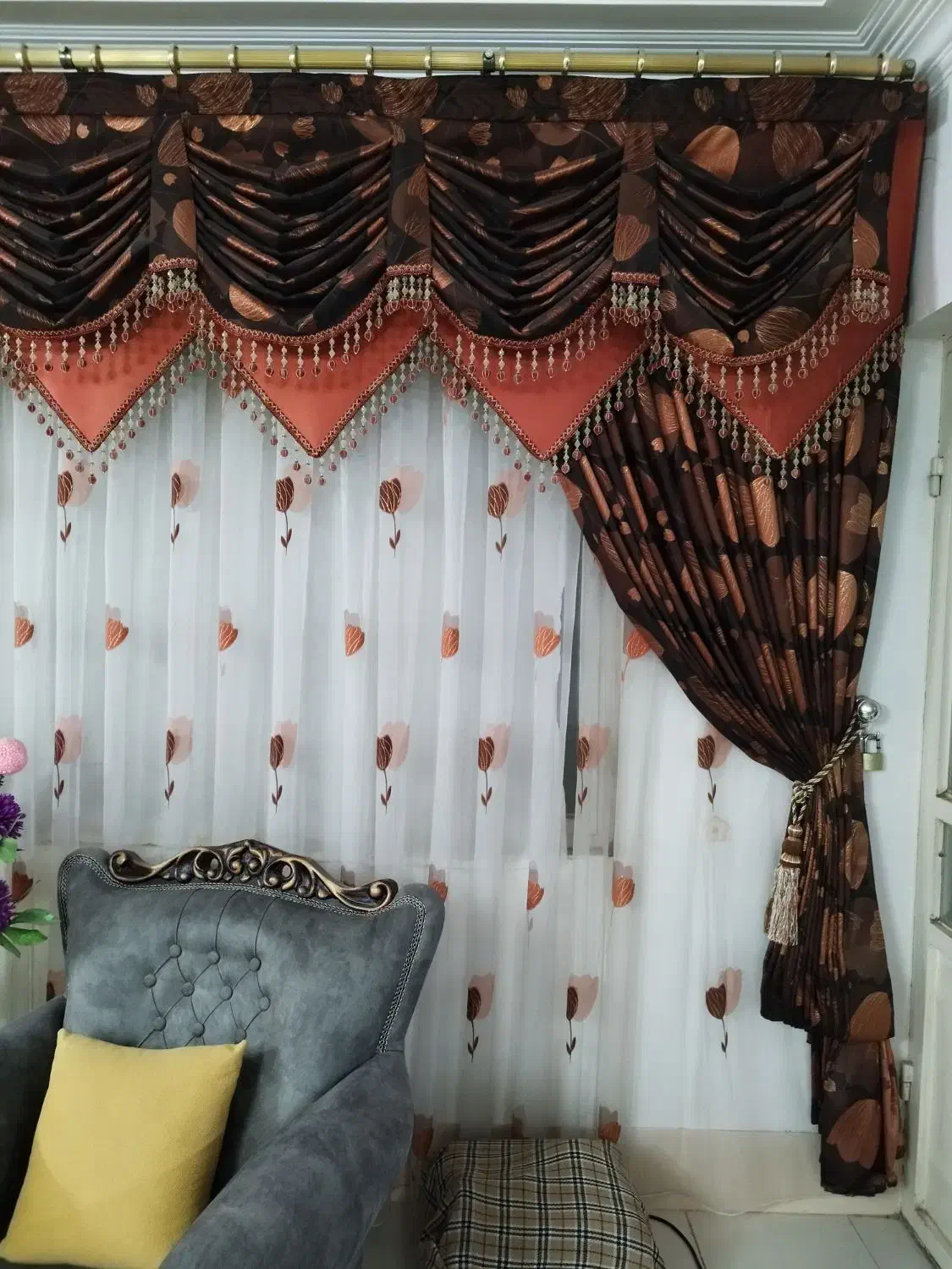 پرده|پرده، رانر، رومیزی|اسفراین, |دیوار