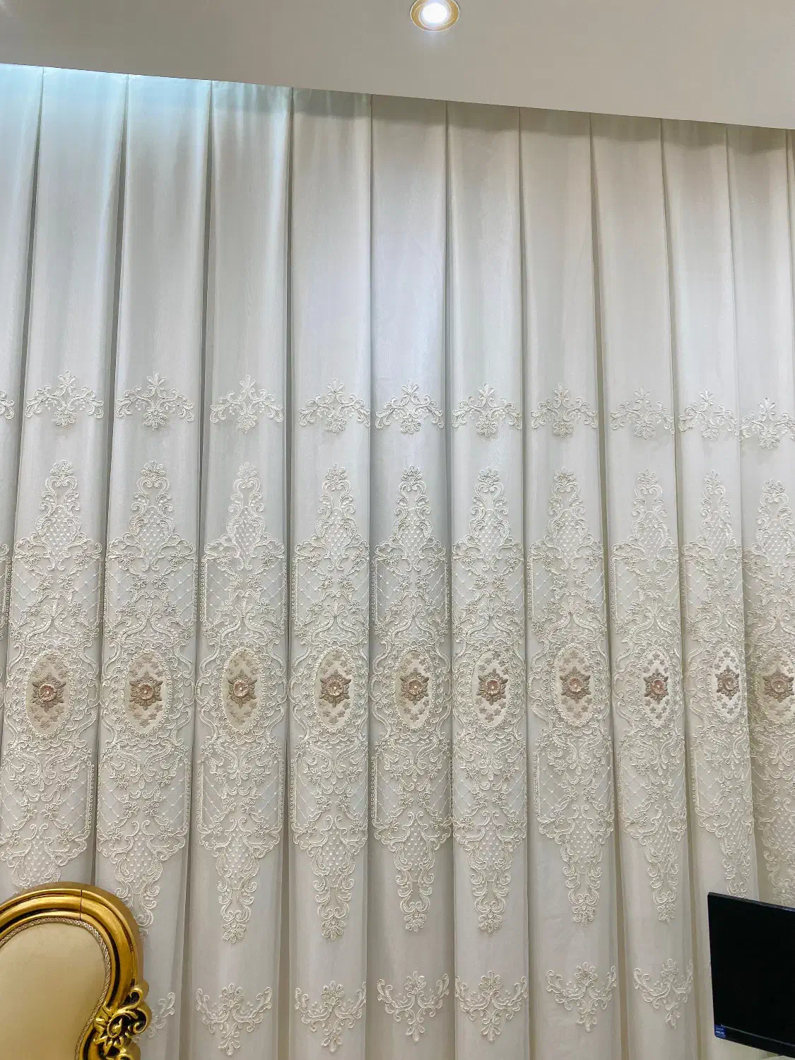 پرده در حد نو متراژ ۵/۴۰|پرده، رانر، رومیزی|پارسآباد, |دیوار