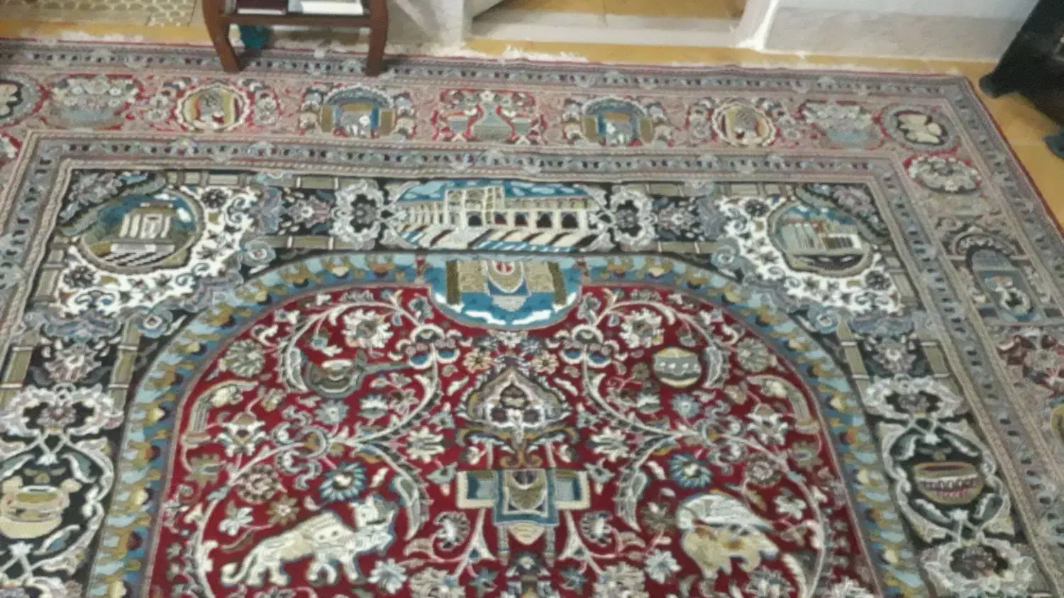 قالی ۱۲ متری|فرش|گرگان, |دیوار