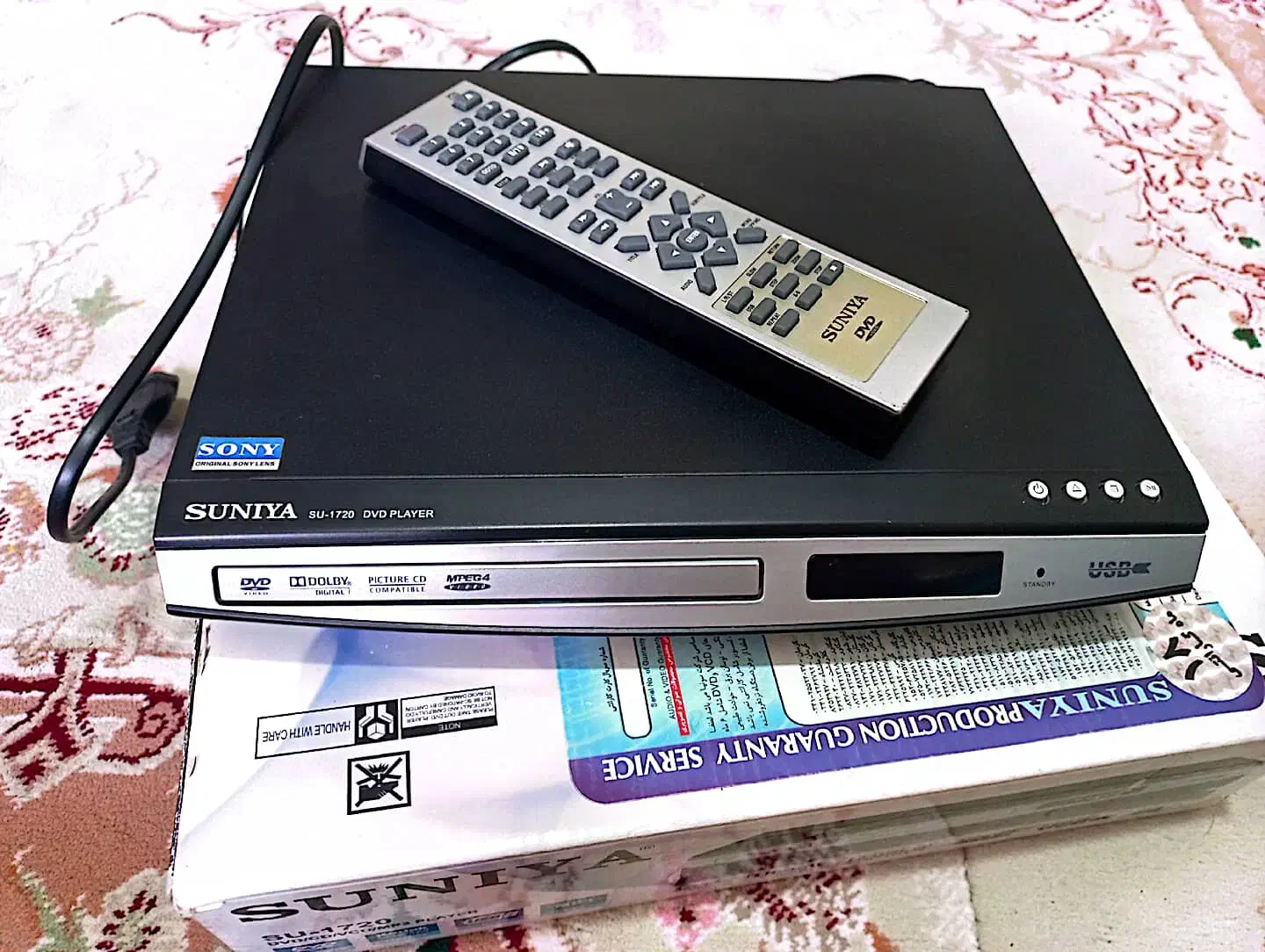 دی‌وی‌دی پلیر فلش‌خورSUNIYA مدلSU-1720 تخفیف ویژه|پخش‌کننده DVD و ویدیو|اصفهان, شیخ اشراق|دیوار