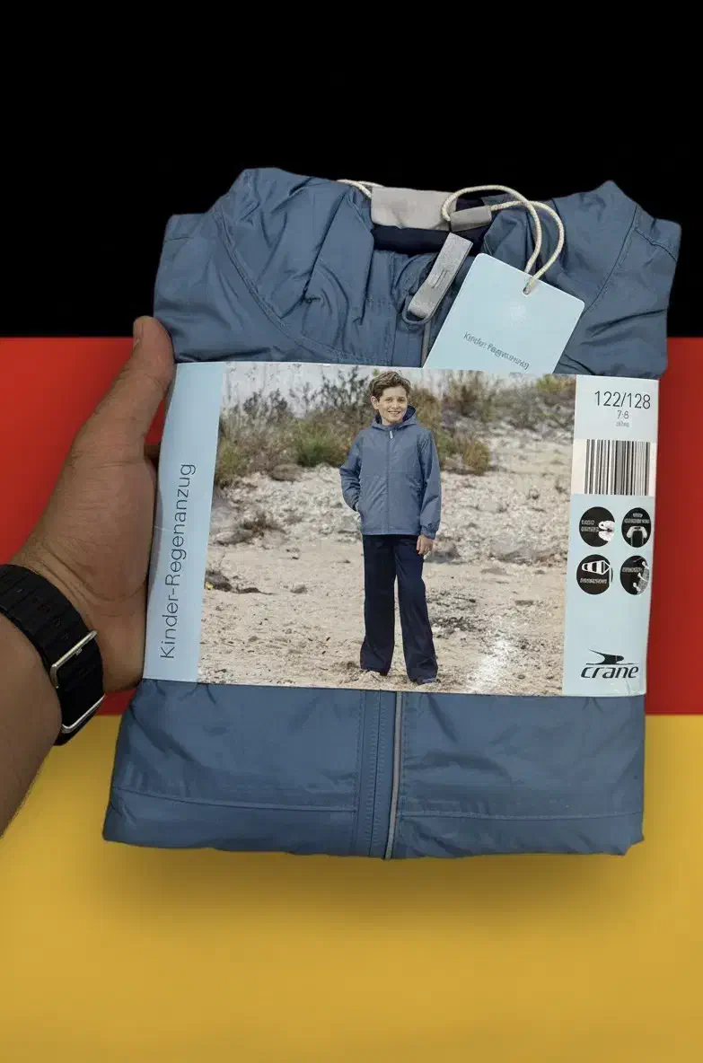 ست کاپشن وشلوار بارانی بچه گانه|لباس|بانه, |دیوار