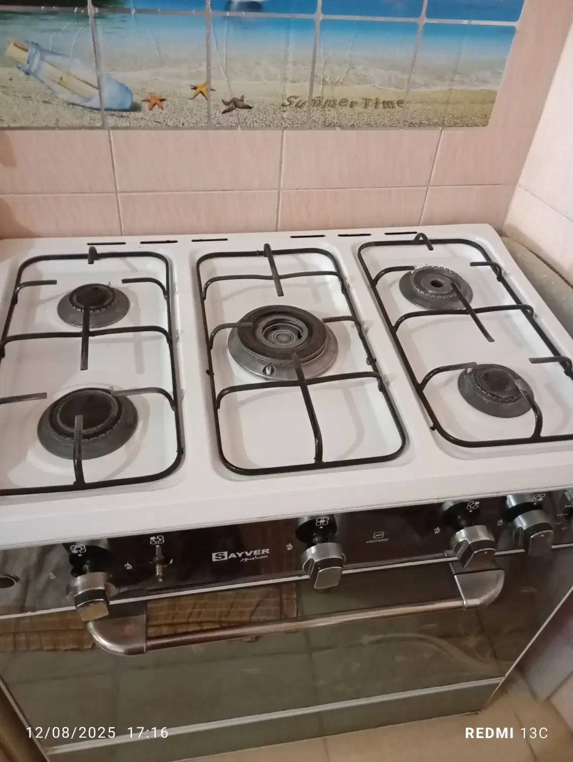 گاز5شعله طرح فر|اجاق گاز و لوازم برقی پخت‌وپز|شهرکرد, |دیوار