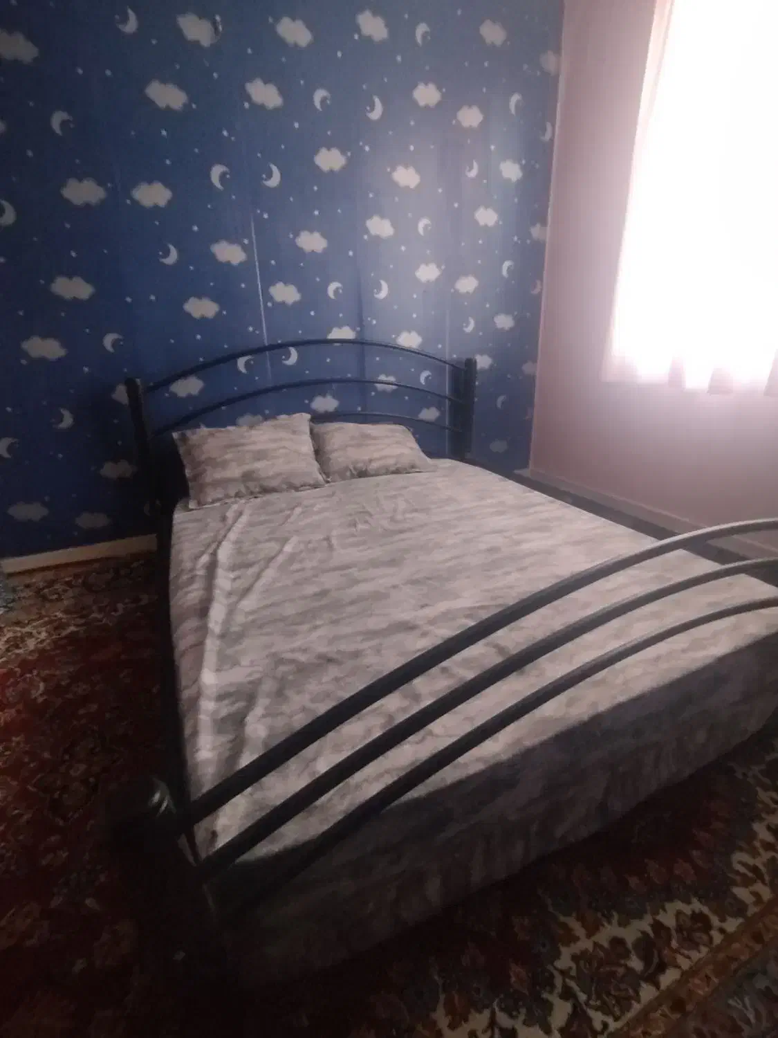 تخت دو نفره فلزی|تخت و سرویس خواب|اراک, |دیوار