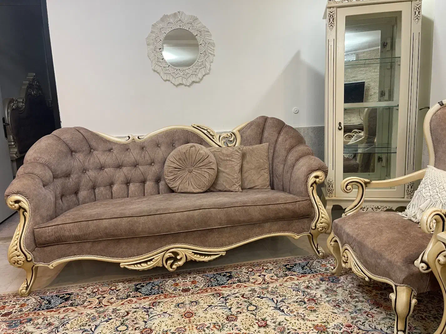 سرویس مبل ۸نفره و نهارخوری ۴نفره|مبلمان خانگی و میز عسلی|محمودآباد, |دیوار