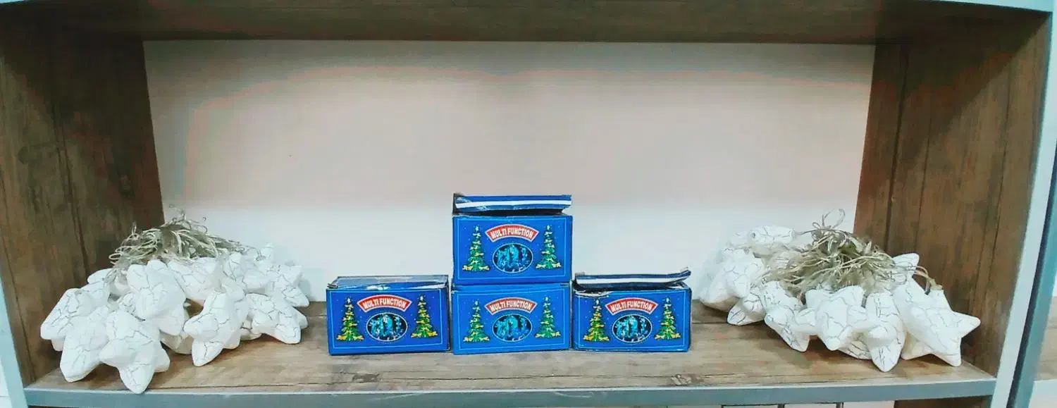 ریسه لامپ پفکی|ریسه و چراغ تزئینی|فلاورجان, |دیوار