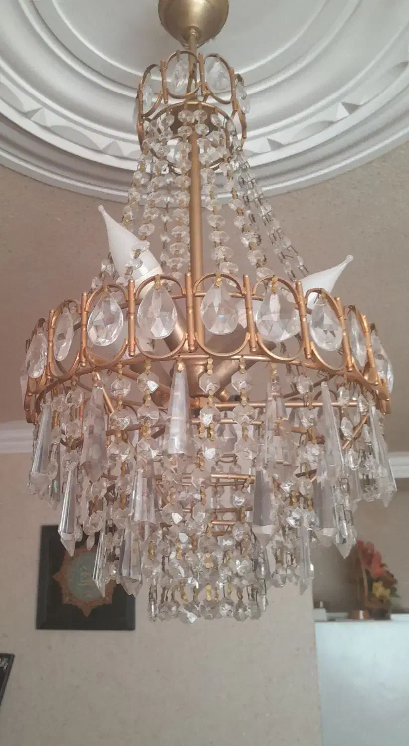 لوستر برنز|لوستر و چراغ آویز|محمدیه-قزوین, |دیوار