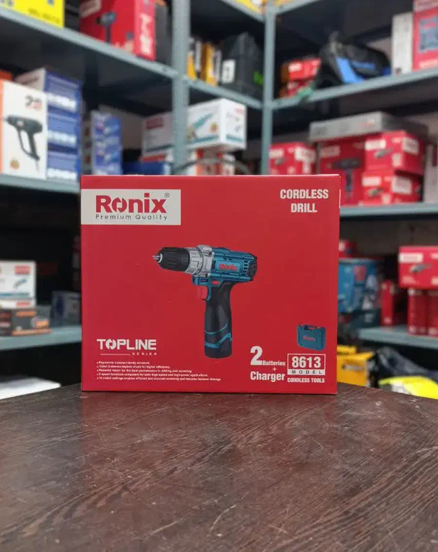 دریل شارژی 12 ولت رونیکس مدل 8613 تاپ لاین|ابزارآلات|تهران, شوش|دیوار