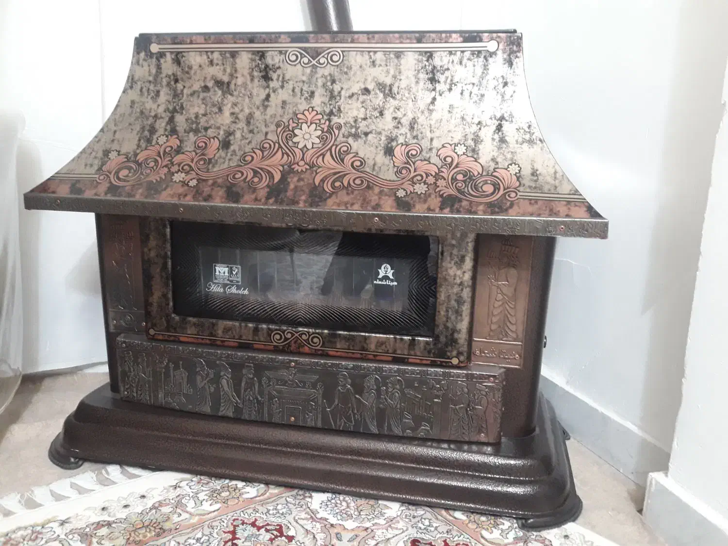 بخاری طرح شومینه وبخاری طرح ساده|بخاری، هیتر، شومینه|کرمانشاه, |دیوار