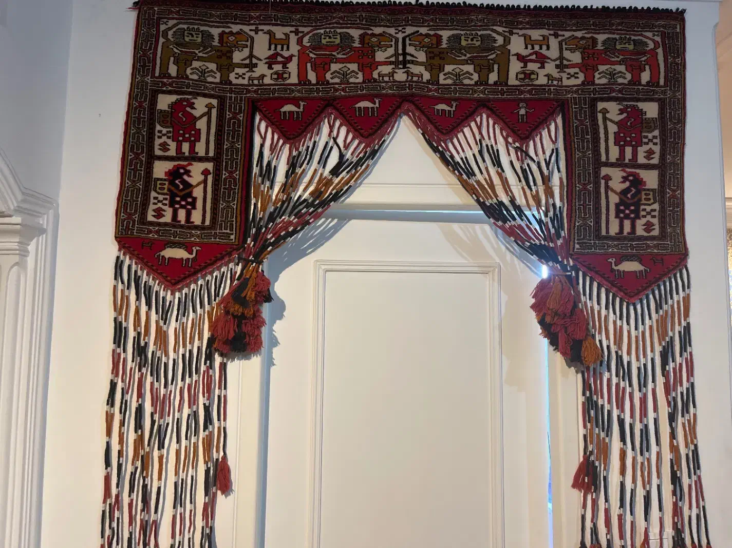 فرش آویزی دستبافت ریزبافت گنبد نو|فرش|تهران, شهرک غرب|دیوار