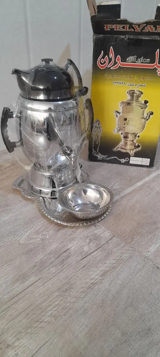 سماور ۶لیتری نو|سماور، چای‌ساز، قهوه‌ساز|قم, کلهری|دیوار