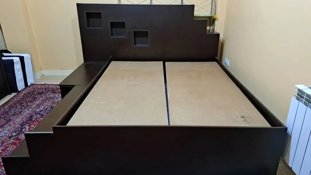 ست کامل سرویس خواب دونفره|تخت و سرویس خواب|پرند, فاز ۴|دیوار