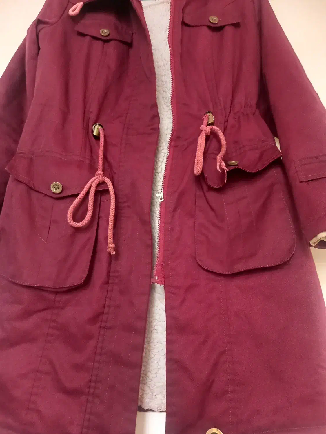 کاپشن زنانه سایز ۴۲ دو در حد نو|لباس|محمدیه-قزوین, |دیوار