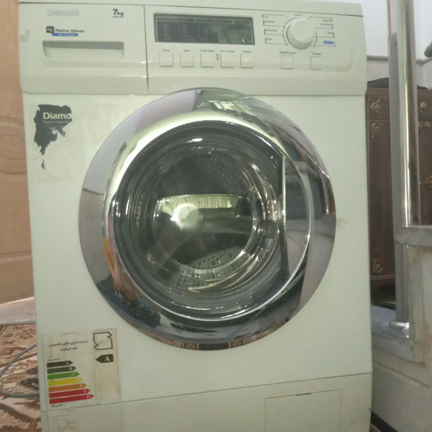 ماشین لباسشویی۷کیلویی مدل اسنوا|ماشین لباسشویی و خشککن لباس|قم, ولیعصر|دیوار