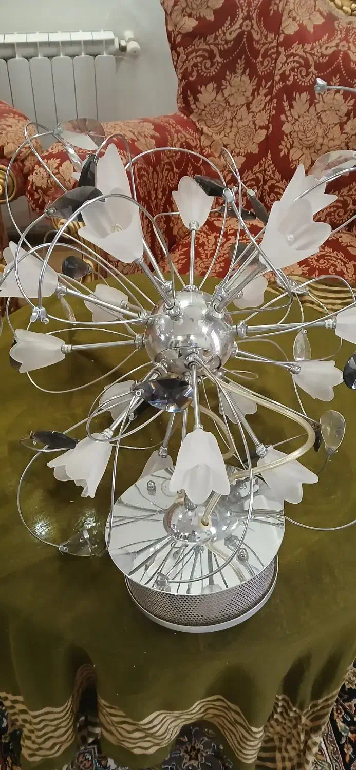 لوستر استیل|لوستر و چراغ آویز|رودهن, |دیوار