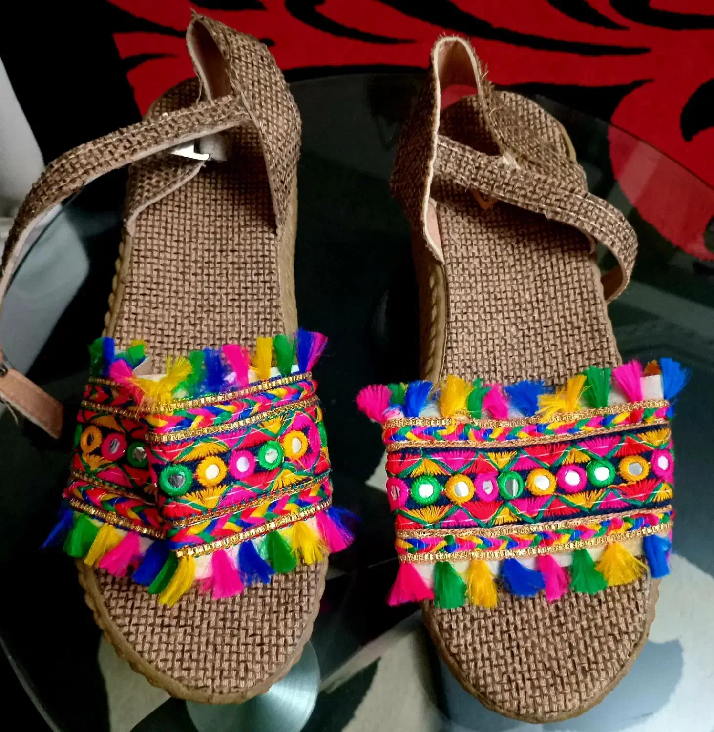 کفش صندل سنتی زیبا سایز ۴۰|کیف، کفش، کمربند|باغستان, |دیوار