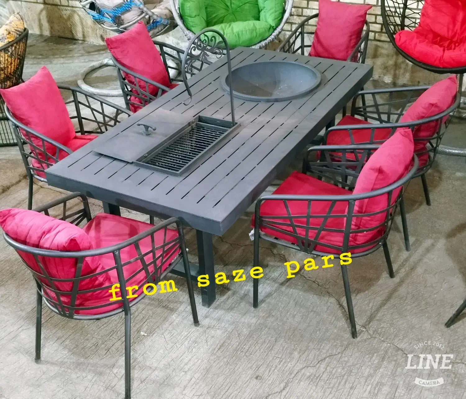 آتشدان تمام پروفیلی دوکاره گازی و زغالی|بخاری، هیتر، شومینه|تهران, چیتگر شمالی|دیوار