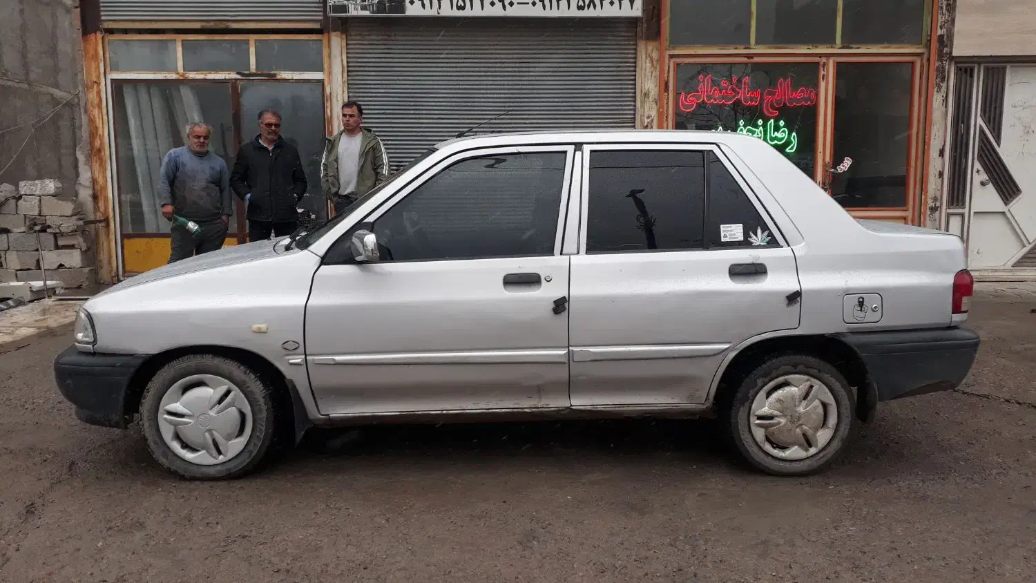 پراید نقره ای مدل ۹۳|خودرو کلاسیک|اردبیل, |دیوار