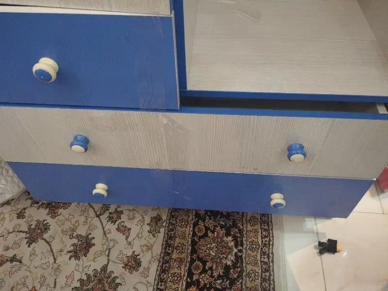 کمد کودک با جای لباس و کتابخانه سالم|اسباب و اثاث بچه|پردیس, فاز ۱۱|دیوار