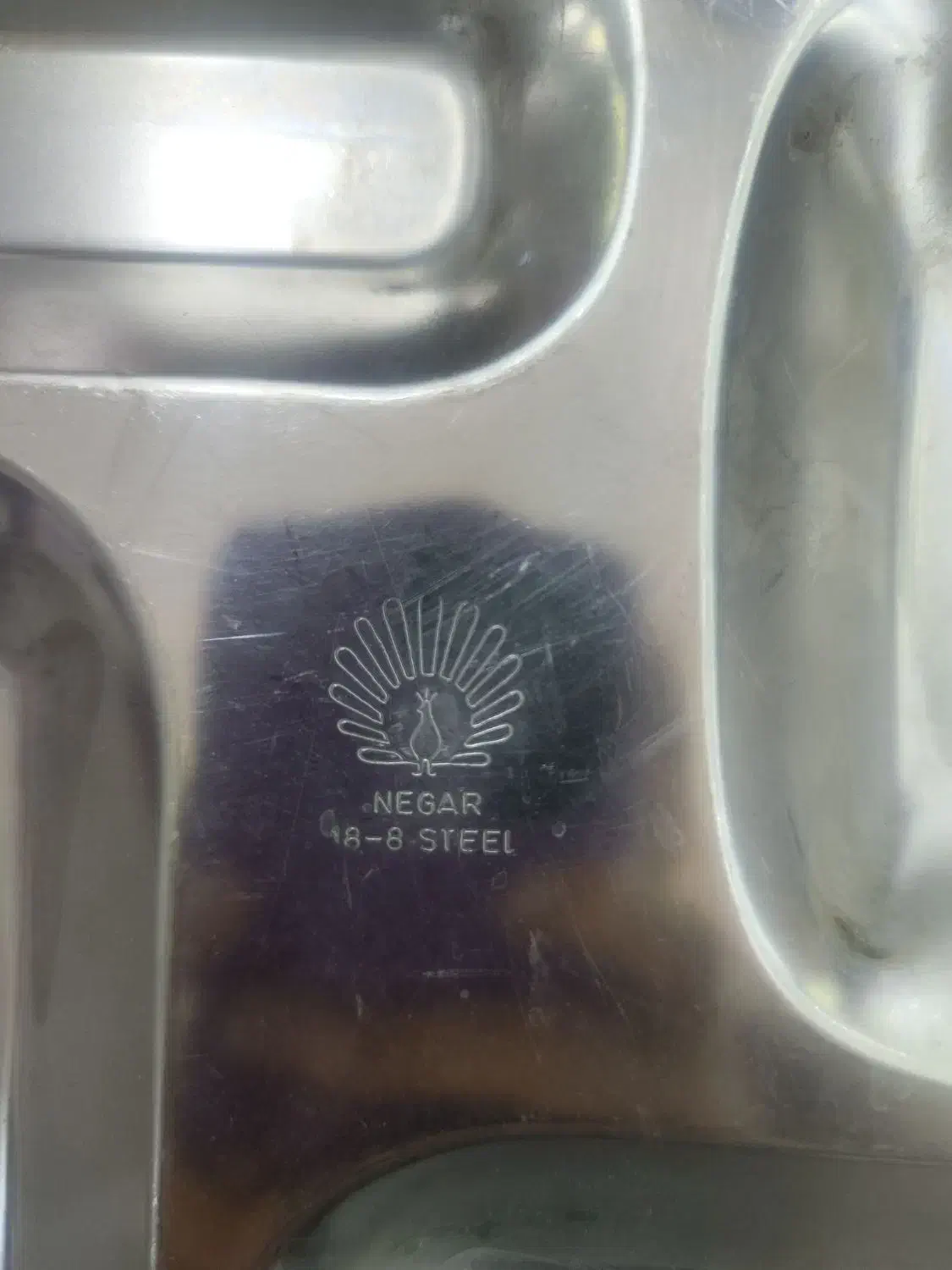 سلف غذا استیل قدیمی|ظروف سرو و پذیرایی|بناب, |دیوار