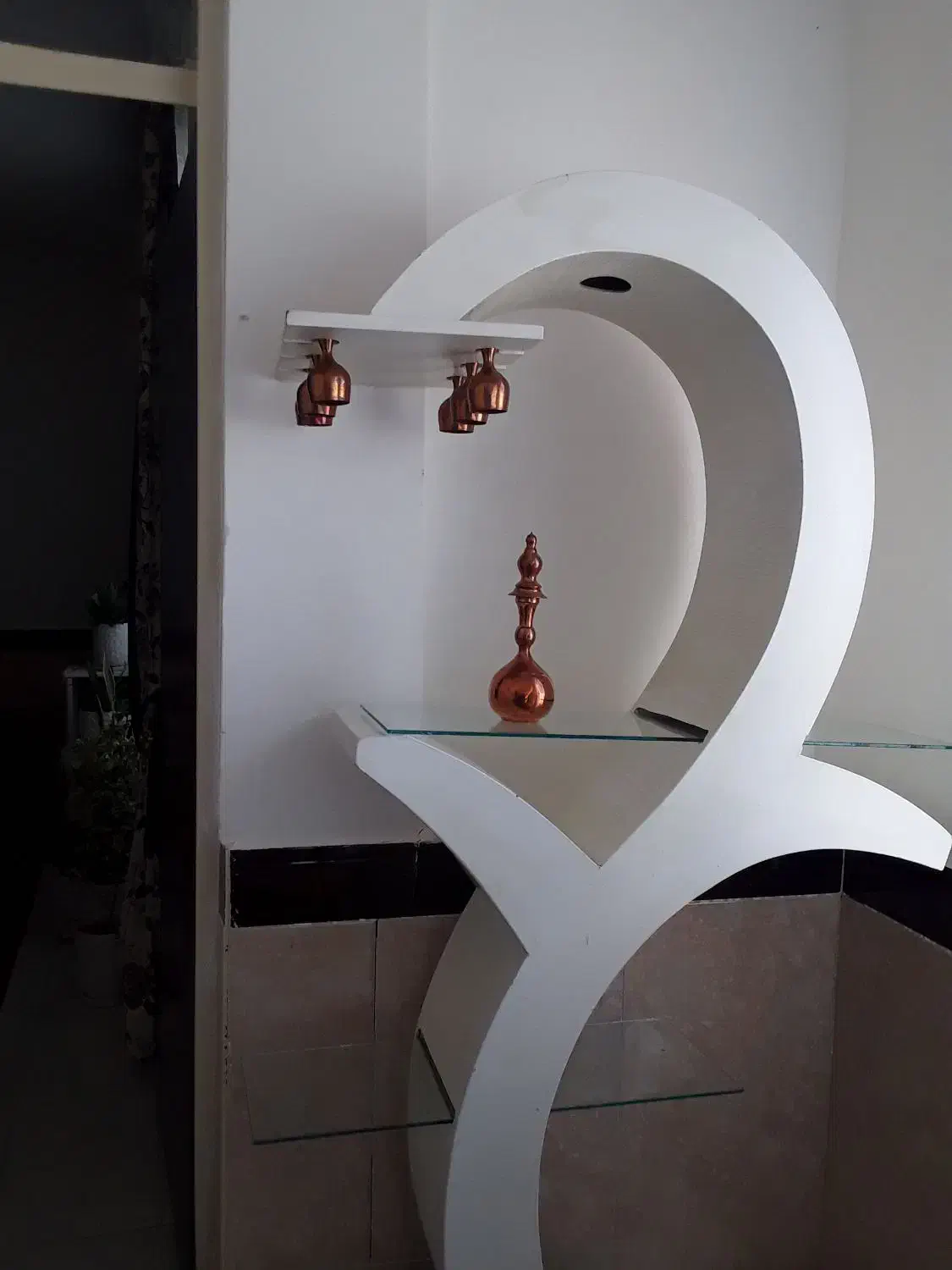 بوفه ویترین شیک|بوفه، ویترین، کنسول|تویسرکان, |دیوار