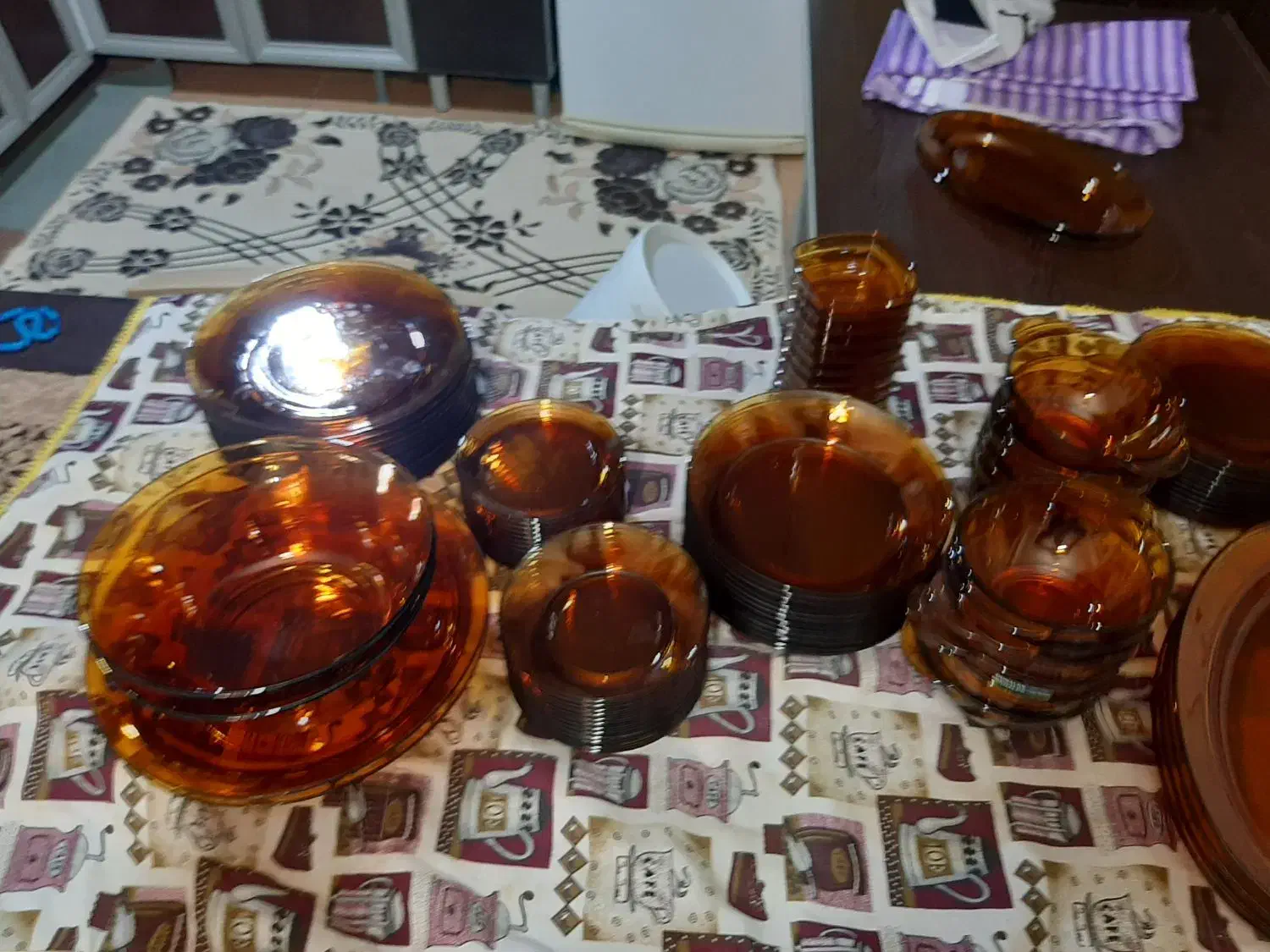 ظروف عسلی|ظروف سرو و پذیرایی|اهواز, کوی سعدی|دیوار