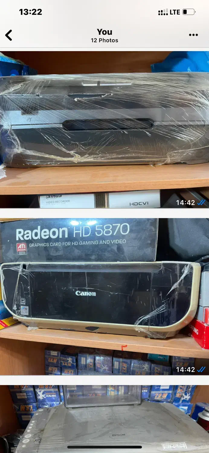 عکس پرینتر های موجود به طور یک جا هشت عدد باهم|پرینتر، اسکنر، کپی، فکس|تهران, پامنار|دیوار