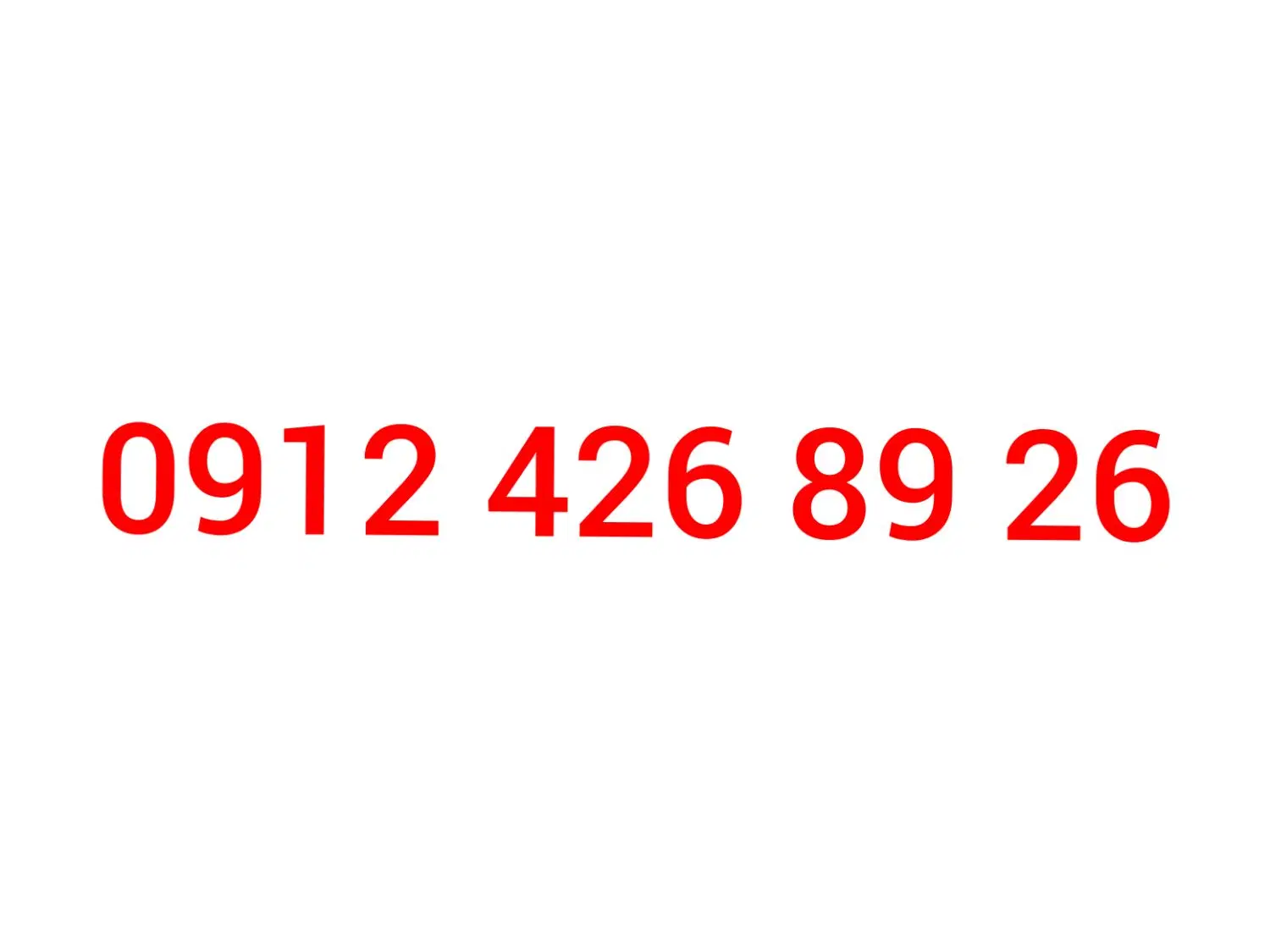 26 89 426 0912|سیم‌کارت|تهران, والفجر (افسریه)|دیوار