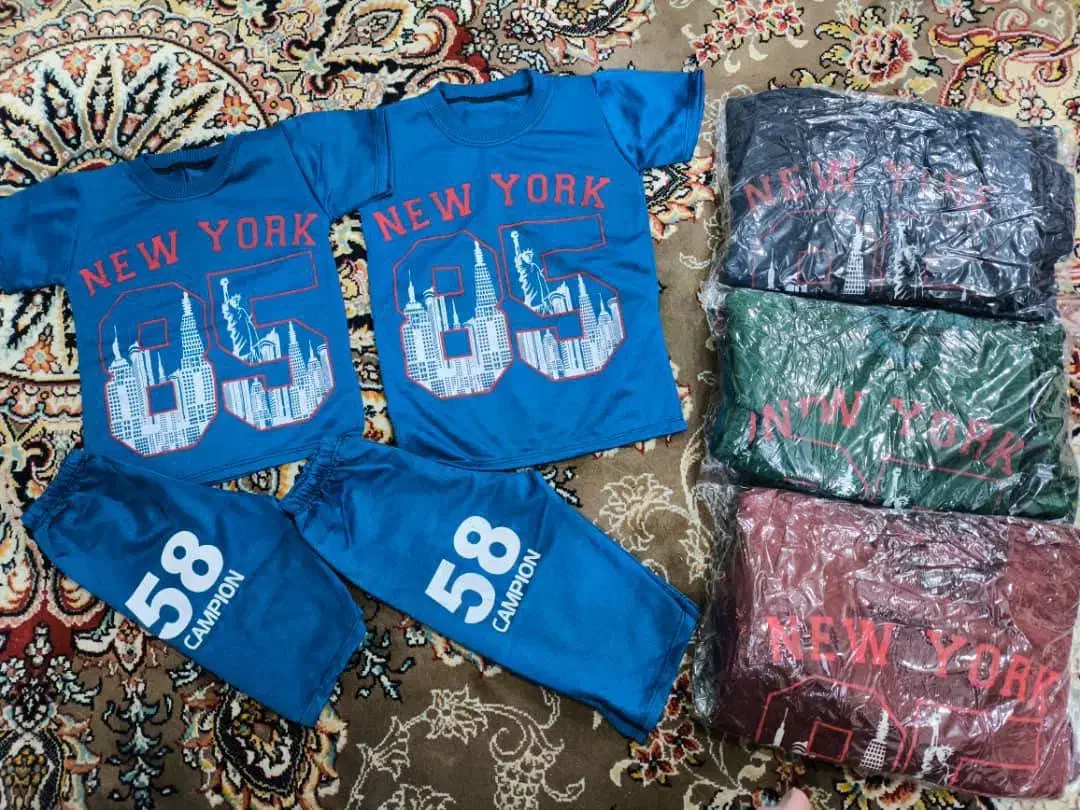 عمده مغازه ها- ست تیشرت شلوارک پسرانه ۳ شماره|کفش و لباس بچه|آبادان, |دیوار