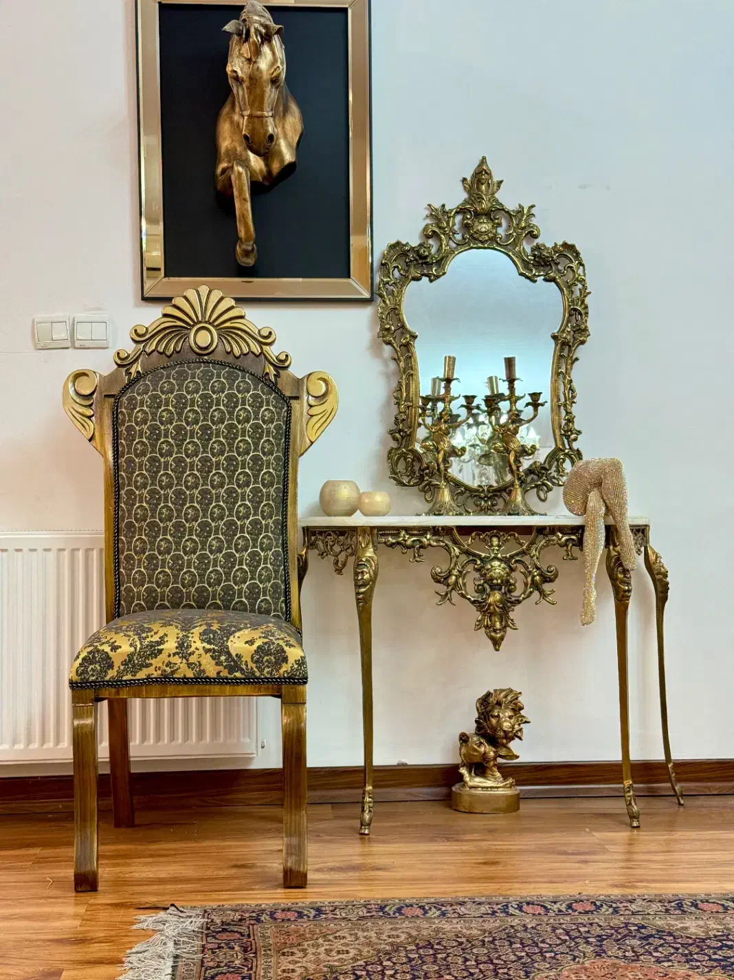 مبل استیل سلطنتی طرح صدف ۹ نفره مناسب جهیزیه|مبلمان خانگی و میز عسلی|تهران, زعفرانیه|دیوار