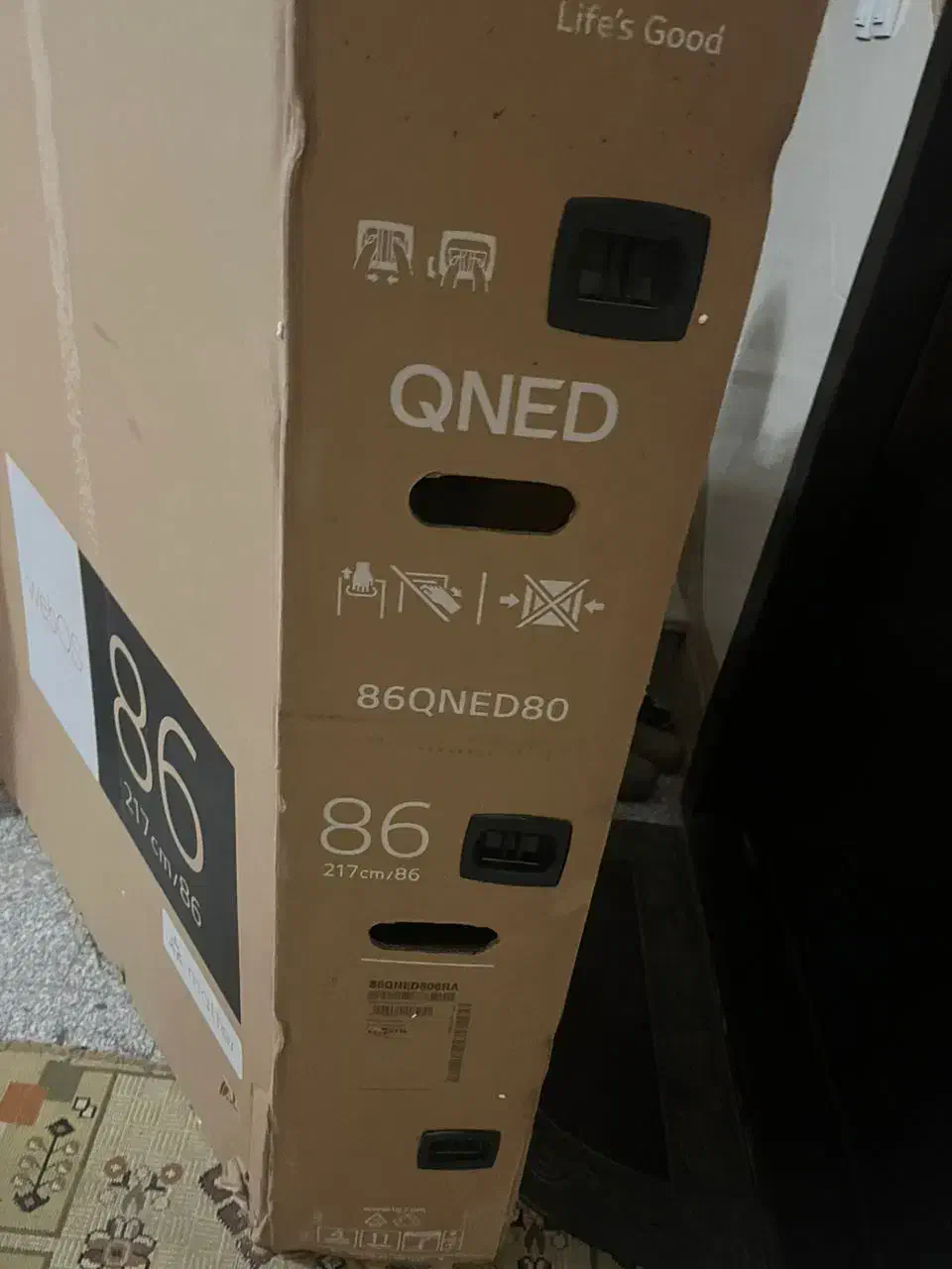 تلوزیون ال جی اصل ۸۶ اینچ|تلویزیون و پروژکتور|بروجرد, |دیوار