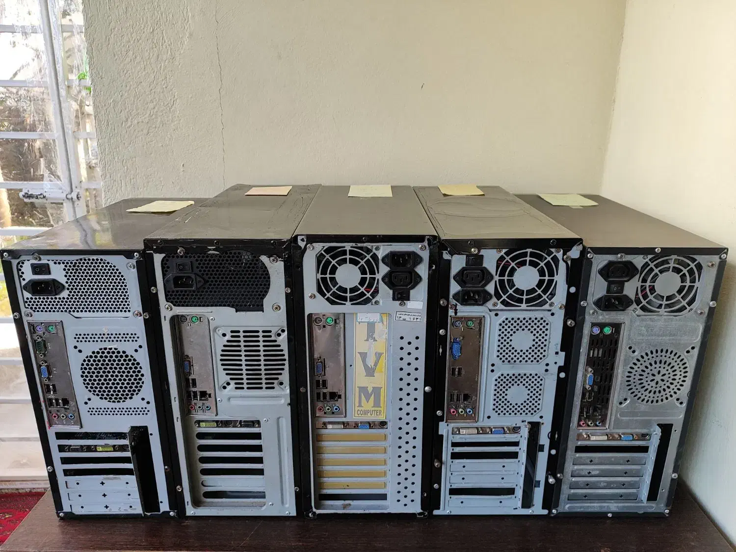 ۵ عدد کیس ۲هسته رم ۴ ddr3 هارد ۱۶۰ گرافیک ۵۱۲|رایانه رومیزی|چالوس, |دیوار