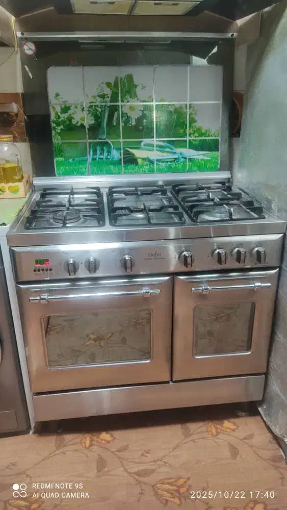 تکنو گاز دو فر سیلور|اجاق گاز و لوازم برقی پخت‌وپز|شوشتر, |دیوار