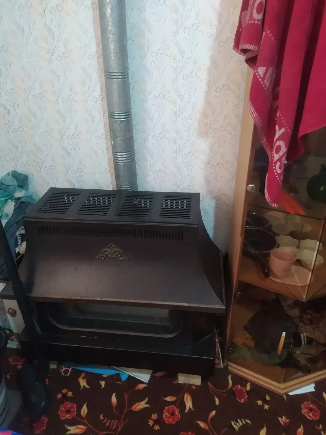 بخاری ۱۲هزار|بخاری، هیتر، شومینه|رشت, نظری|دیوار