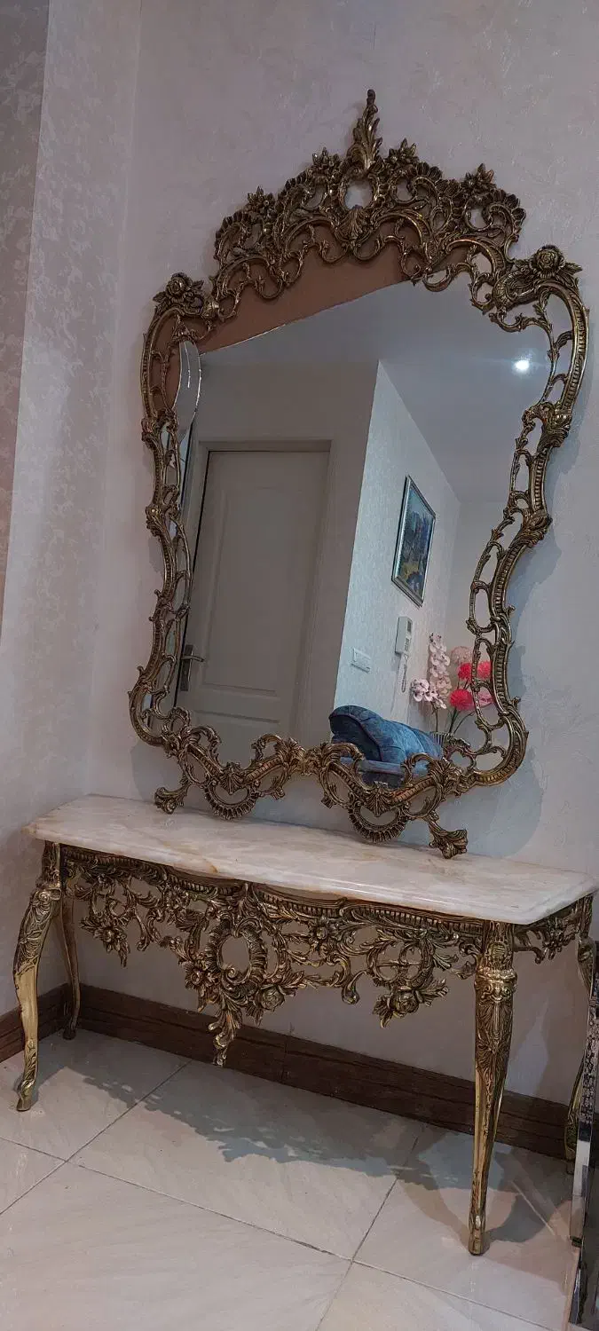 آینه شمعدان|آینه|تهران, زیبادشت|دیوار