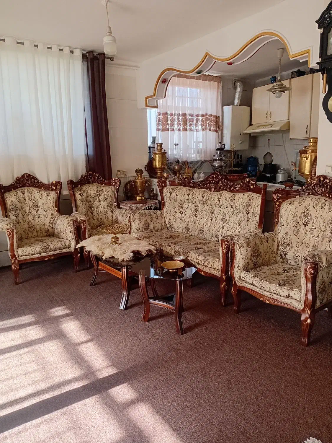 مبل سلطنتی|مبلمان خانگی و میز عسلی|الیگودرز, |دیوار