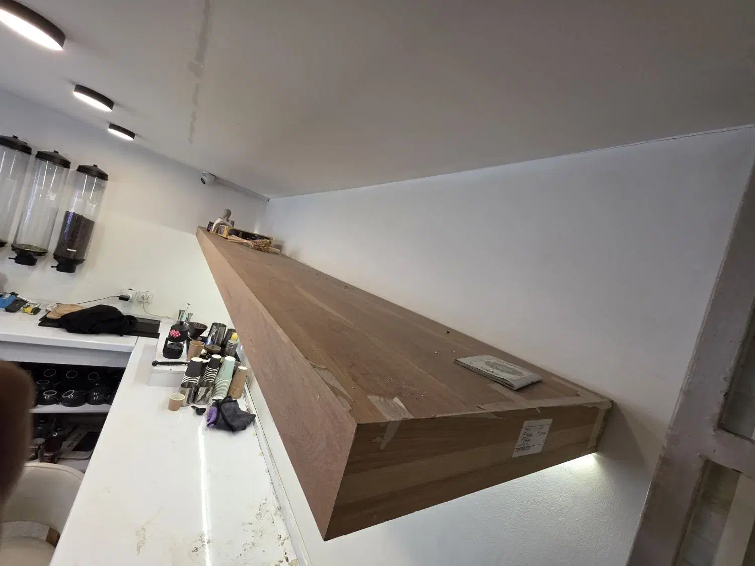 شلف دیواری چوبی|کتابخانه، شلف، قفسه‌های دیواری|تهران, صادقیه|دیوار