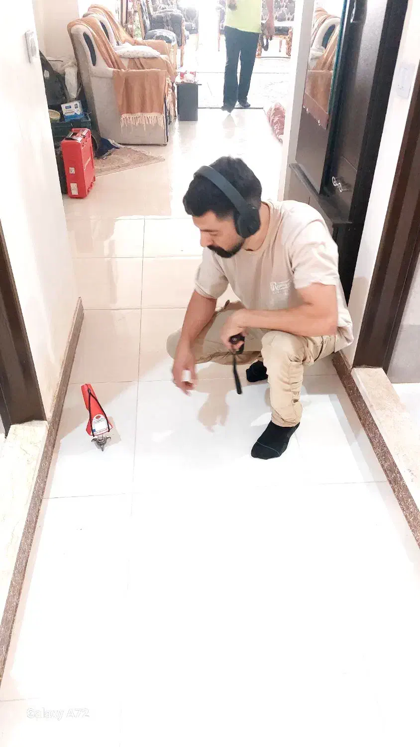 نشت یابی تشخیص ترکیدگی تصویری 100٪تضمینی|خدمات پیشه و مهارت|پرند, فاز ۶|دیوار