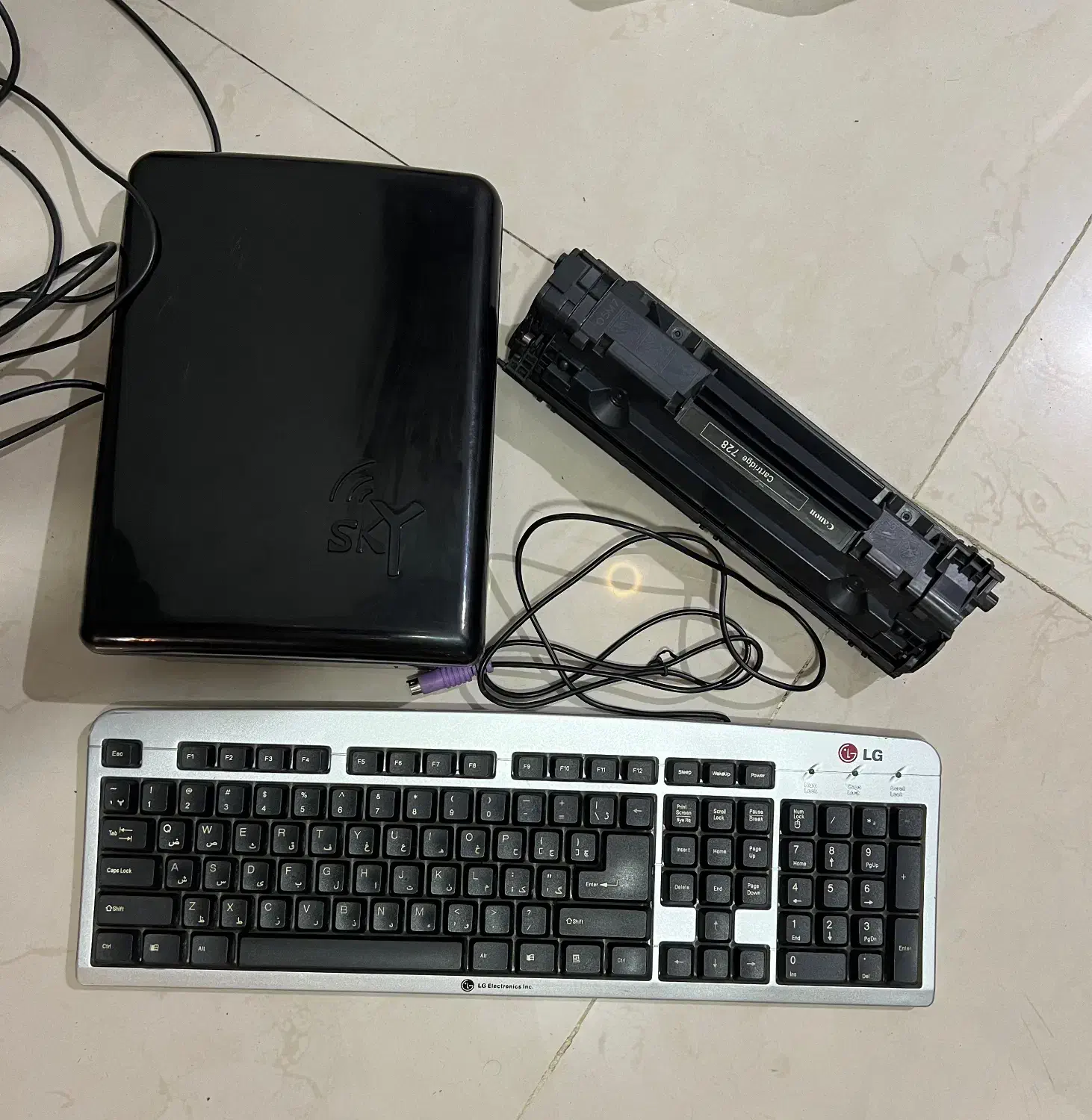 کیبورد ال جی ، کارتریج ۷۲۸ کنون ، آنتن اسکای|قطعات و لوازم جانبی رایانه|تهران,  امام زاده قاسم (نیاوران)|دیوار