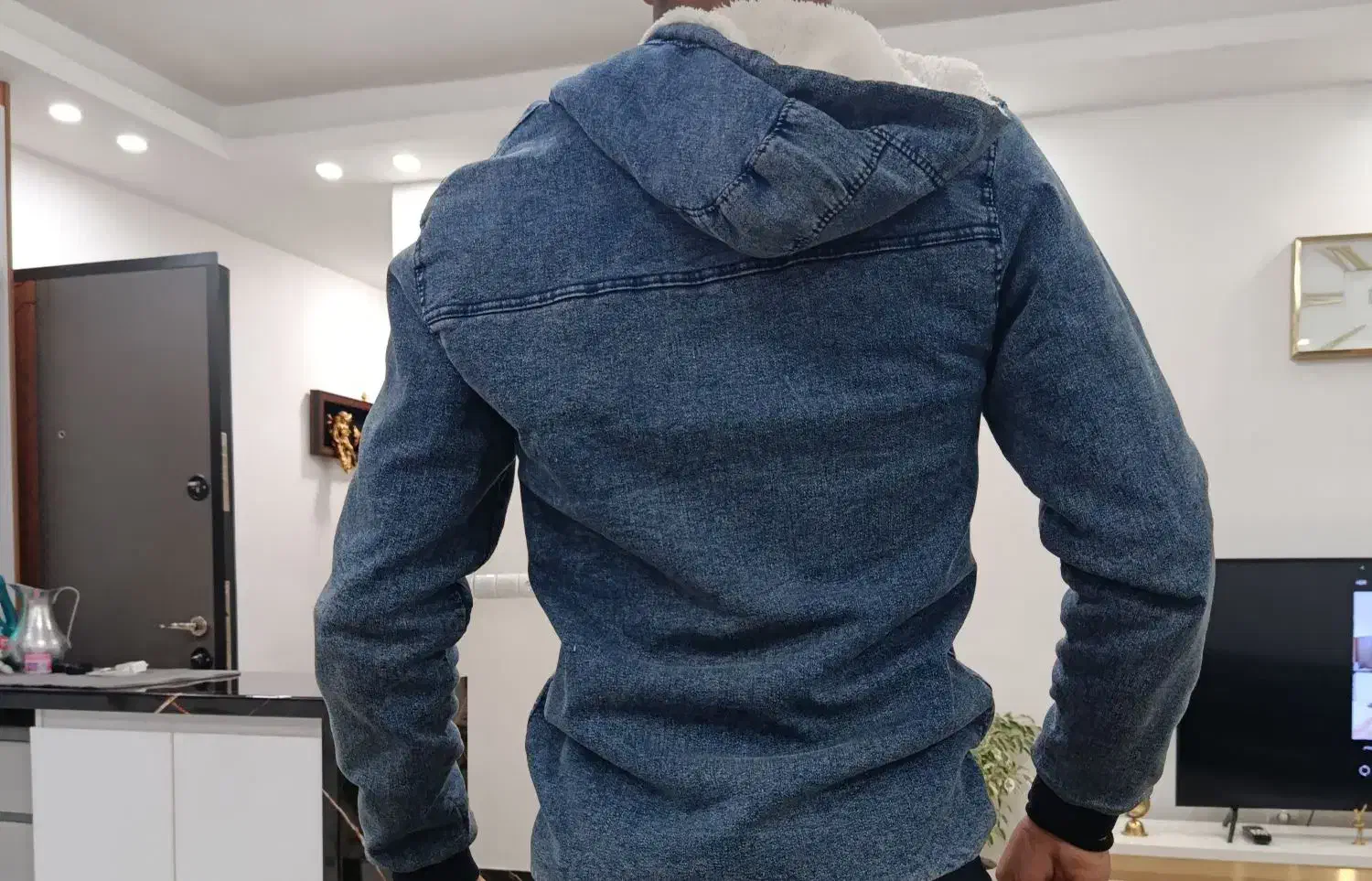 کت لی خارجی داخل پشمی نونو|لباس|قروه, |دیوار