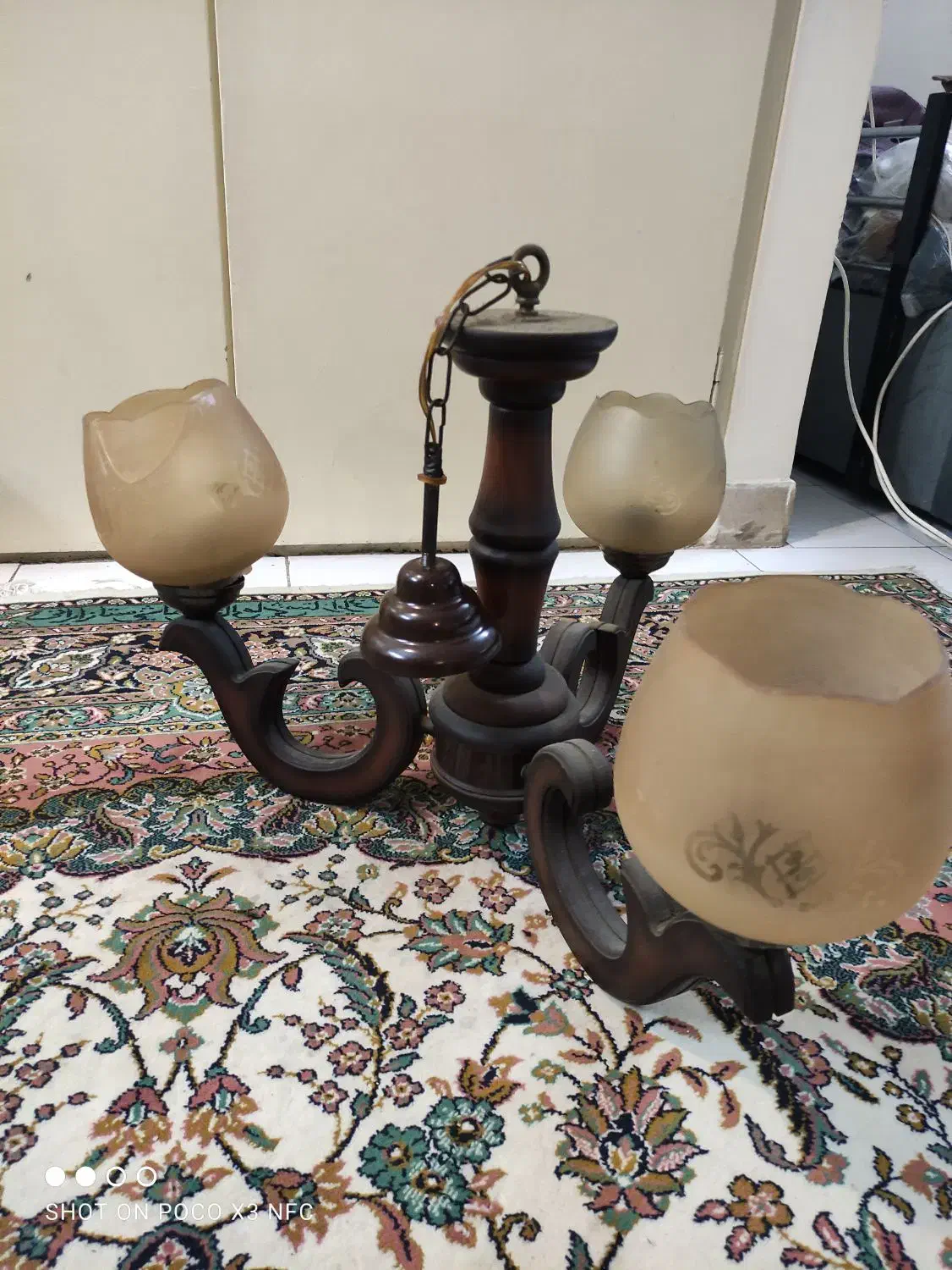 2عدد لوستر  3شاخه باهم|لوستر و چراغ آویز|تهران, اوقاف|دیوار