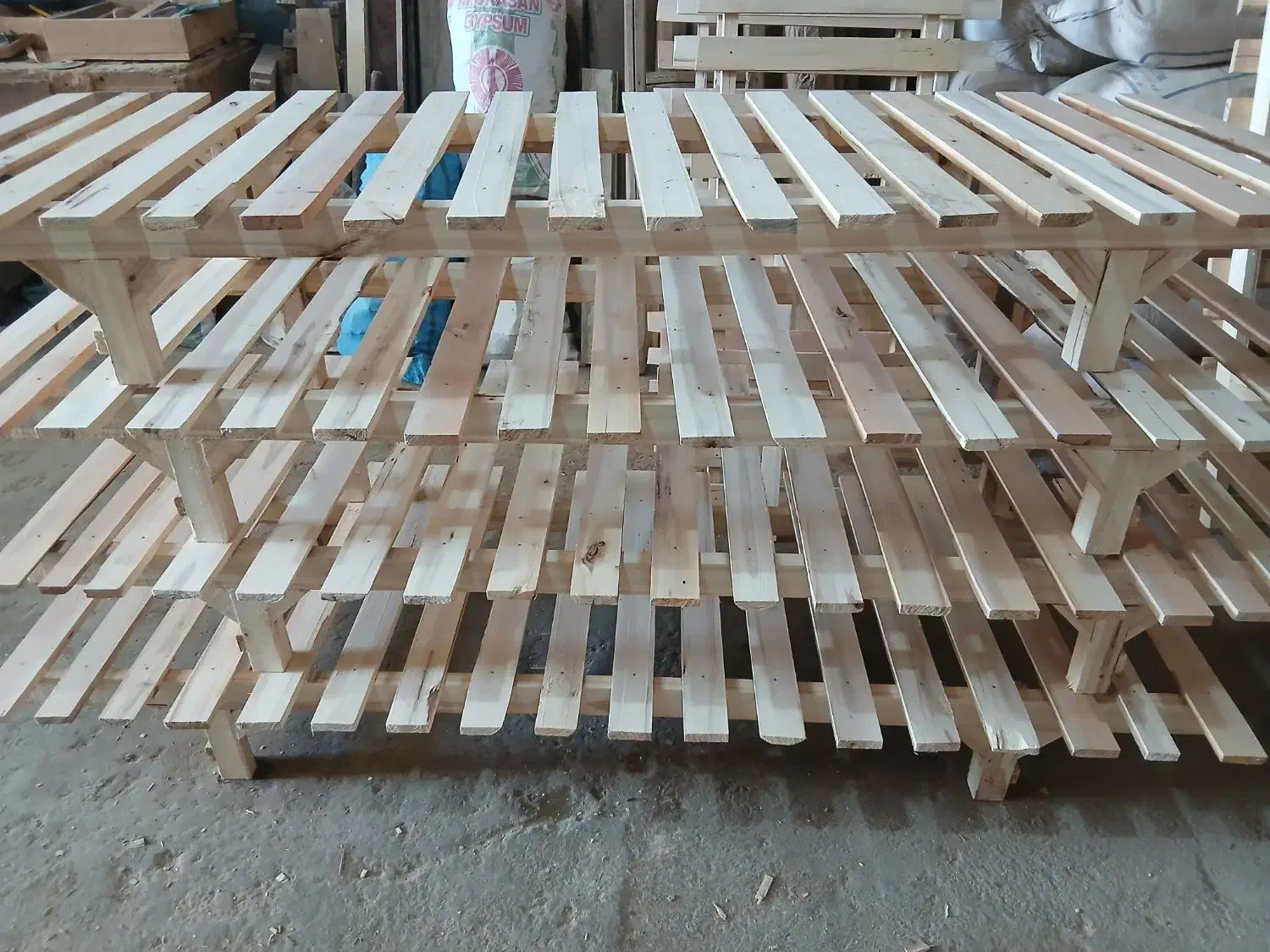 کفی تخت زیر تختی تمام چوب|تخت و سرویس خواب|شیروان (خراسان), |دیوار