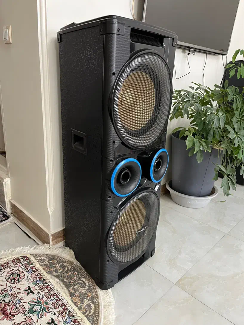 اسپیکر دوقلو دی مکس D Max|سیستم صوتی خانگی|قدس, شهر‌قدس|دیوار