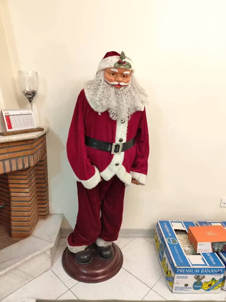 بابانوئل|مجسمه، تندیس، ماکت|تهران, سازمان برنامه جنوبی|دیوار