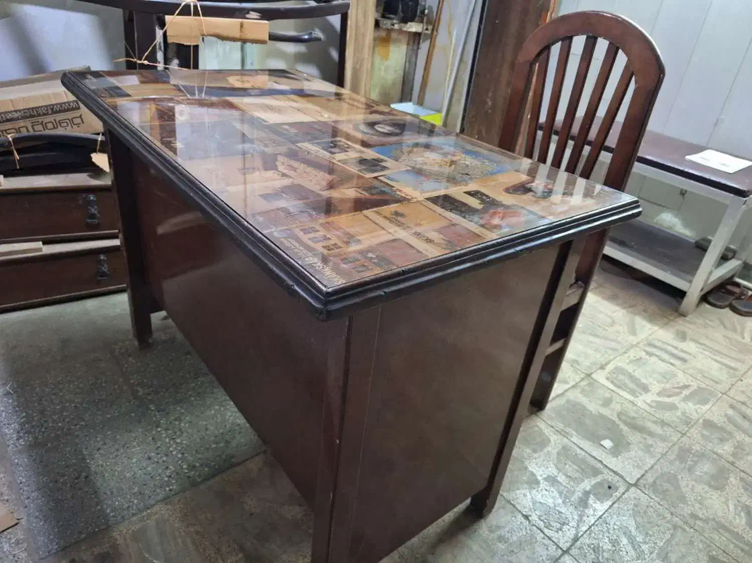 میز و صندلی چوبی|صندلی و نیمکت|بروجرد, |دیوار