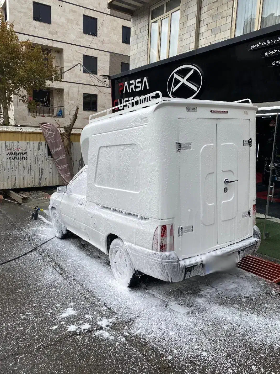 وانت پراید ۱۴۰۴ اتاق دار فایبرگلس ۱۴۰ باربند دار|خودرو سواری و وانت|سنندج, |دیوار