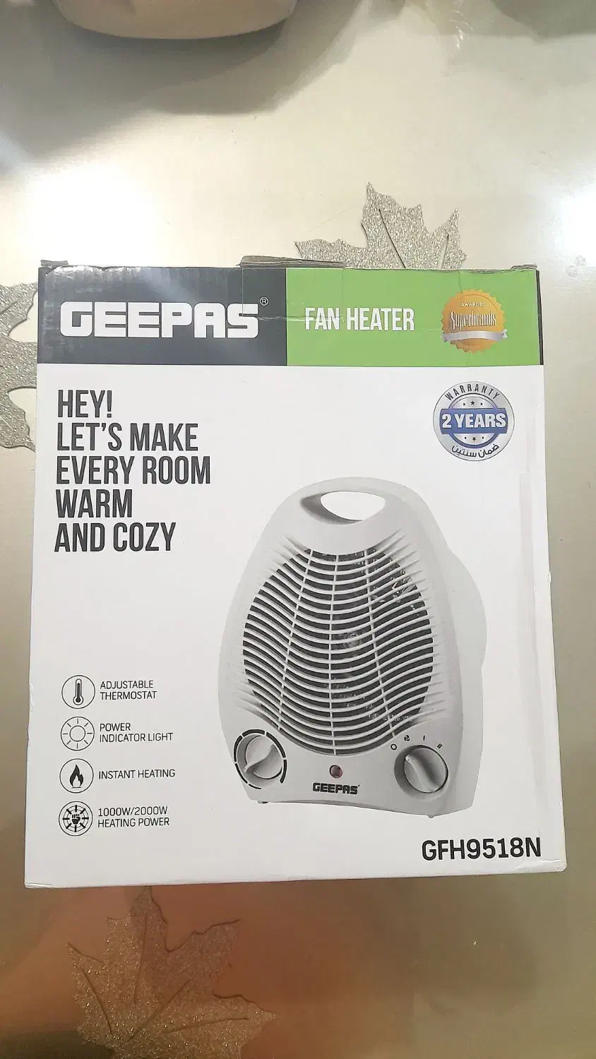 بخاری برقی ۲ کاره فن دار (نو)|بخاری، هیتر، شومینه|تهران, صادقیه|دیوار