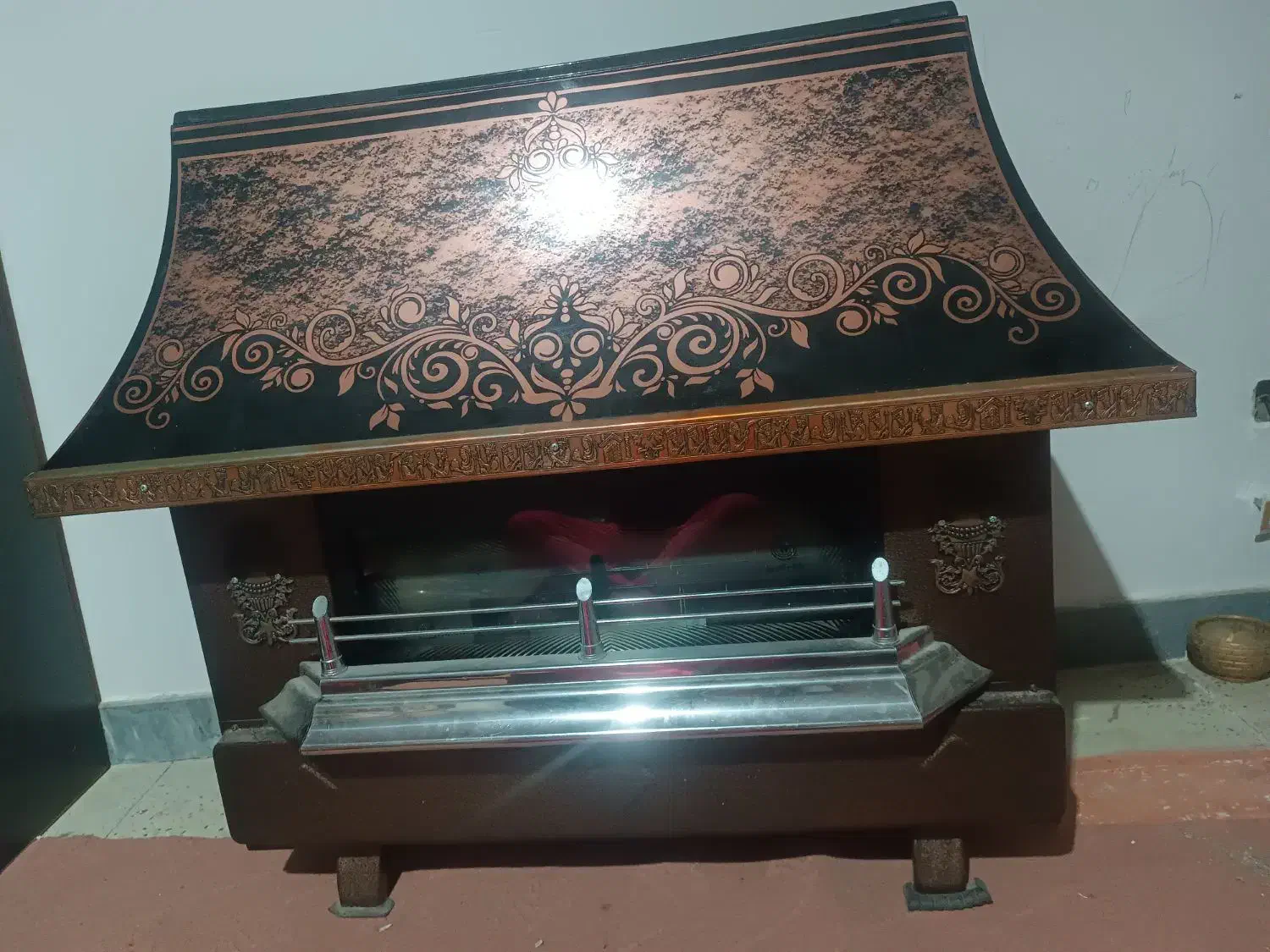 بخاری بزرگ در حد نو|بخاری، هیتر، شومینه|تبریز, |دیوار