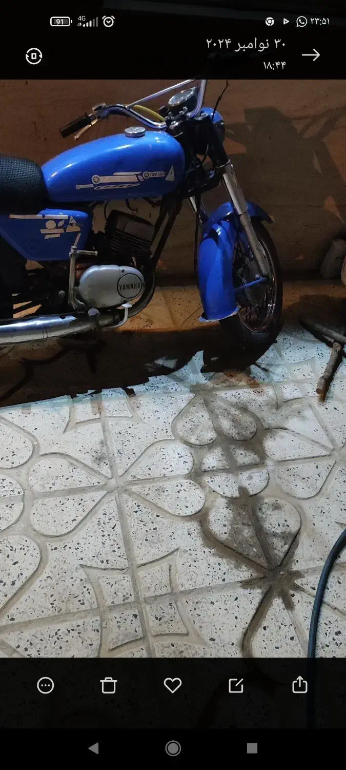 فروش موتور یاماها 125|موتورسیکلت|پادنا, |دیوار