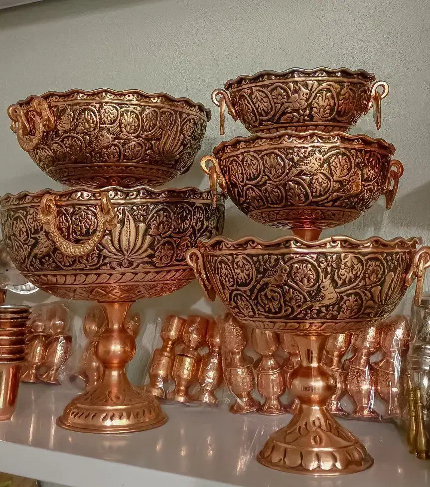 ظروف مس نانو شده|صنایع دستی و سایر لوازم تزئینی|کوهدشت, |دیوار