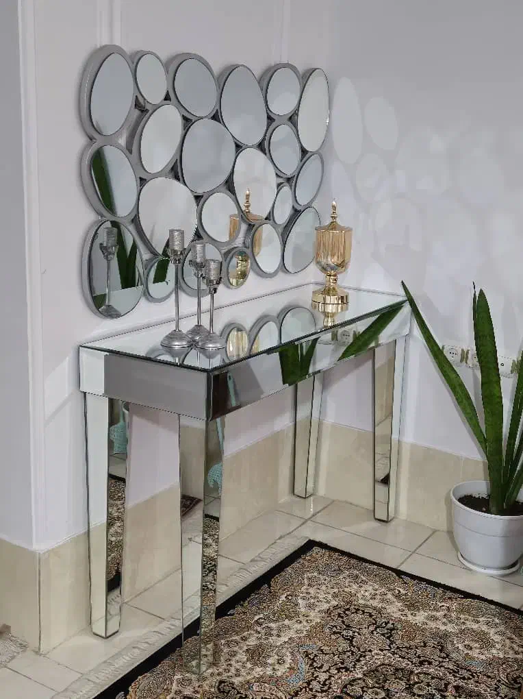 آینه کنسول و جلو مبلی|بوفه، ویترین، کنسول|شیراز, رکن‌آباد|دیوار